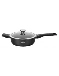 Poêle avec couvercle Bohmann BH 1730-28DFP, 28cm4.1 L, profond, moulé aluminium