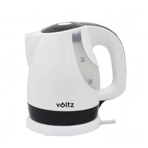 Oliver Voltz OV51230F, Bouilloire électrique, 1300W, 0.9 l, sans fil, blanc/noir