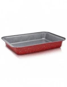 Oliver Voltz OV51222RS37, moule à pâtisserie, 37/27,5cm, marbré revêtement anti-adhésif, rouge