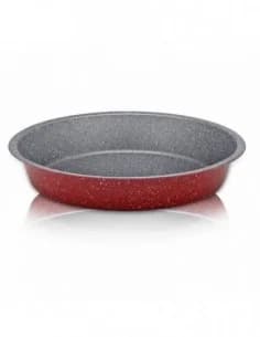 Oliver Voltz OV51222RR32, moule à pâtisserie, 32 cm, marbré revêtement anti-adhésif, rouge