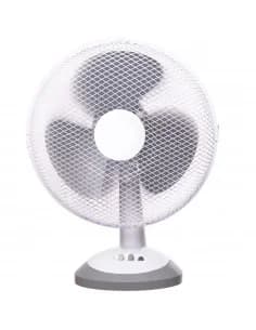 Rosberg R51760B12, Ventilateur de bureau 30W, 30 cm, 3 vitesses, tête inclinable