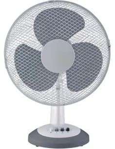 Rosberg R51760B12, Ventilateur de bureau 30W, 30 cm, 3 vitesses, tête inclinable