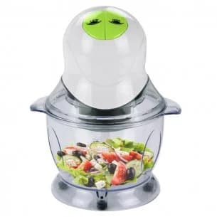 Rosberg R51111A, Hachoir/vegetable slicer 400W, 1l, 2 vitesses, blanc
