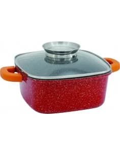 Oliver Voltz OV54323B28A, Marmite avec égouttoir à graisse, revêtement granité, 6.5 l