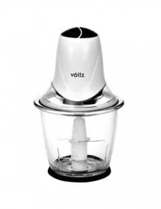 Hachoir Voltz V51111B, 300W, Glass beaker-1.5 litres, 4 blades, blanc