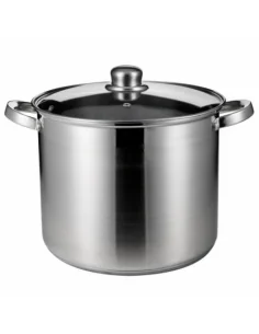 Marmite haute Rosberg R51211B32, 32 cm, 19.3 litres, induction, couvercle, inox