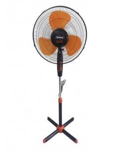 Rosberg Ventilateur R51760A, 45W, 40cm, noir/orange, 2pcs in box