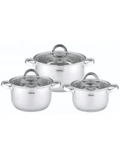 Rosberg Marmites set Rosberg R51210L6B 6 piece