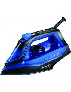 Fer à repasser vapeur Rosberg R51050G, 2200W, 160ml, plaque céramique, bleu with noir