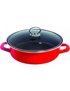 Émaillé Plaque de cuisson and Marmite 2in1 Rosberg R51222A28CT, 28*7cm/0.8mm