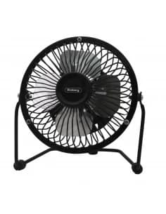 Rosberg R51760I6, Ventilateur de bureau USB, 2.5W, 6", 1 vitesse seting, noir