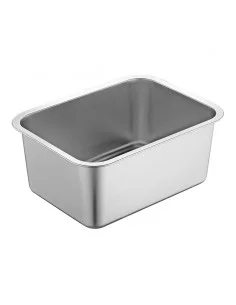 Tray Rosberg R51222K3210, rectangulaire, 32x22x10cm., Stainless. acier