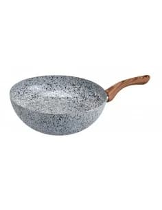 Oliver Voltz Siena OV51320J26H, aluminium revêtement céramique effet pierre marbrée Wok, 26
