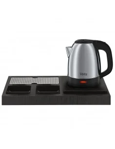 Oliver Voltz avec plateau OV51230Y, Bouilloire électrique, 1200W, 1L, inox