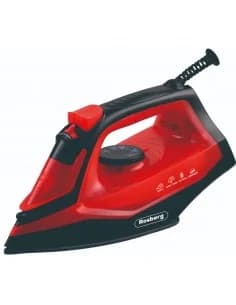 Rosberg R51050G, Fer à repasser vapeur, 2200W, 160ml, plaque céramique, rouge