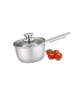 Rosberg R51210L16K, Casserole avec couvercle 16cm, inox
