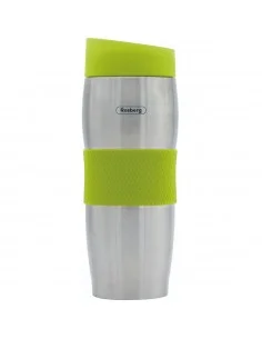 Rosberg R52011C, Bouteille isotherme en inox, 0.380l., vert