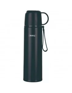 Rosberg R52010F, Bouteille isotherme en inox, 0.5l., noir