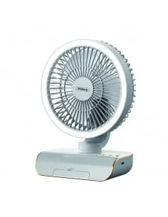 Rosberg R51760L, Multifunctional Ventilateur USB 5W, 5 vitesses, blanc