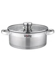 Oliver Voltz OV51210Q20, Faitout en inox, Ø20 x 7 cm- 2.0 litres