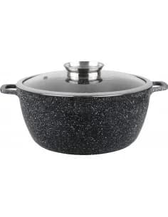 Oliver Voltz OV54318C22, aluminium moulé Faitout avec couvercle, Ø22 x 10cm - 3.2 L