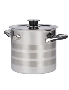 Rosberg R51425B8, Pot à lait, 8 l., induction, inox