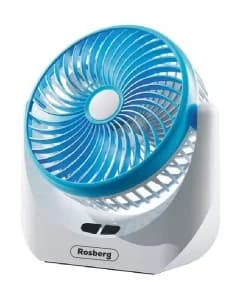 Rosberg R51760S, Multifunctional Table Ventilateur USB 5W, 16cm, 3 vitesses, Atmosphere