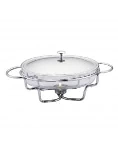 Warm serving dish Bohmann BH 2003-16CG, 1.6l, couvercle, support, inox