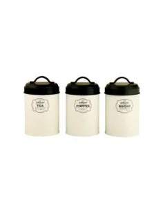 Boîtes pour thé, sucre et café Bohmann BHG 01-383, 3 pcs, charbon. acier