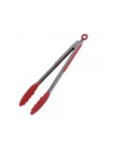Pince pour cuisson Bohmann BH 7941, 27cm, inox. acier avec silicone, rouge