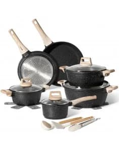 Batterie de cuisine (marmites et poêles) Just Perfecto JL-27, 15 ч, accessoires, moulage