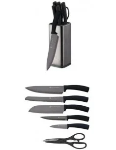 Jeu de couteaux Edenberg EB-11026, 5 pcs + couteauица avec support блок