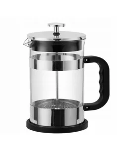 Française presse pour thé et café Haus Roland HR508-11, 1500ml, verre, noire poignée