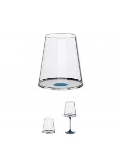 Trebonn SplitGlass 2025112 set of 2 sans plomb cristal rouge verres à vin, 450