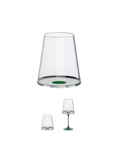 Trebonn SplitGlass 2025113 set of 2 sans plomb cristal rouge verres à vin, 450
