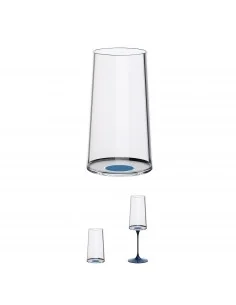 Trebonn SplitGlass 2025132 set of 2 sans plomb cristal champagne flutes, 320