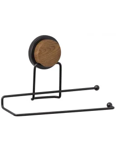 Support pour de cuisine papier autocollant Metalife MGS-705W, noire/boisо