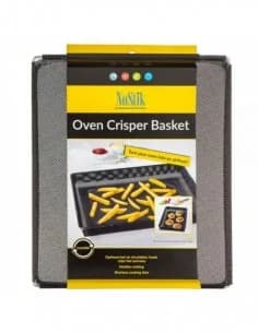 NoStik 1BBB648 Hot Air Frying Tray, 29x34x3cm, 3 l, jusqu'à 260 C, réutilisable, noir