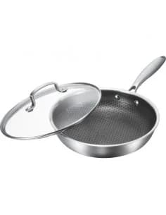 Poêle avec couvercle Goldmann Fusionhex Pro GM 1128-26, 26x5 cm, anti-adhésifеп. revêtement.