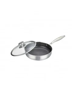 Poêle avec couvercle Goldmann Fusionhex Pro GM 1128-24DFP, 24x6 cm, profond, anti-adhésif