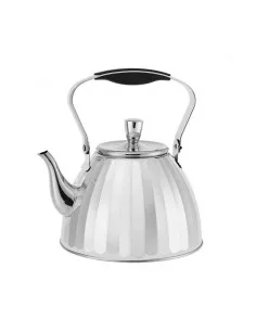 HausRoland HR7118-1 Bouilloire à thé, 1 L, poignée gainée silicone, inox