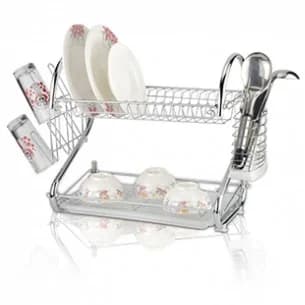 Rosberg R53000A, Égouttoir à vaisselle 55х25х23 cm, Chromе