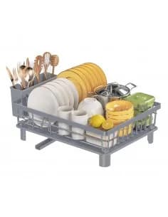 Égouttoir pour ustensiles HausRoland HR306-3, 1 niveau chrome/д-48.5, в-32.5, ш-15.5cm