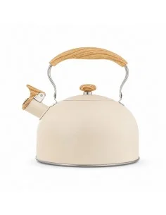 GS-04415A-2 Bouilloire sifflante, 3.0 L, inox, induction, beige